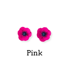 Load image into Gallery viewer, Ruby Olive Poppy Garden Earrings in Multiple Colors
