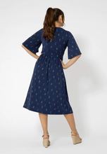 Load image into Gallery viewer, Leota Zoe Dress in Navy Floral
